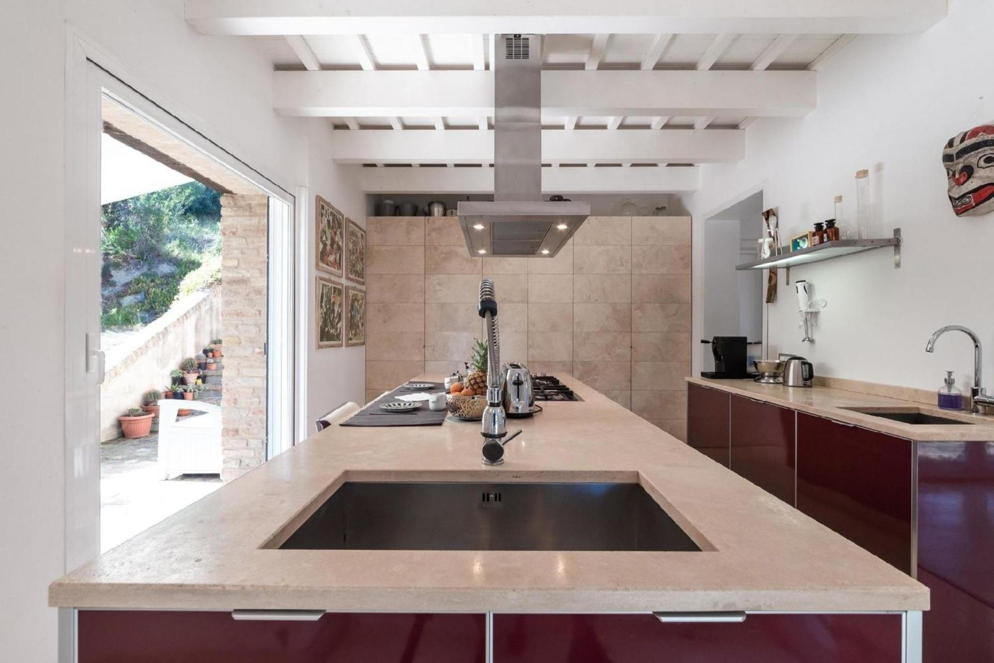 Meernahes Ferienhaus Casa Cantagallo Mit Pool Villa Fermo Buitenkant foto