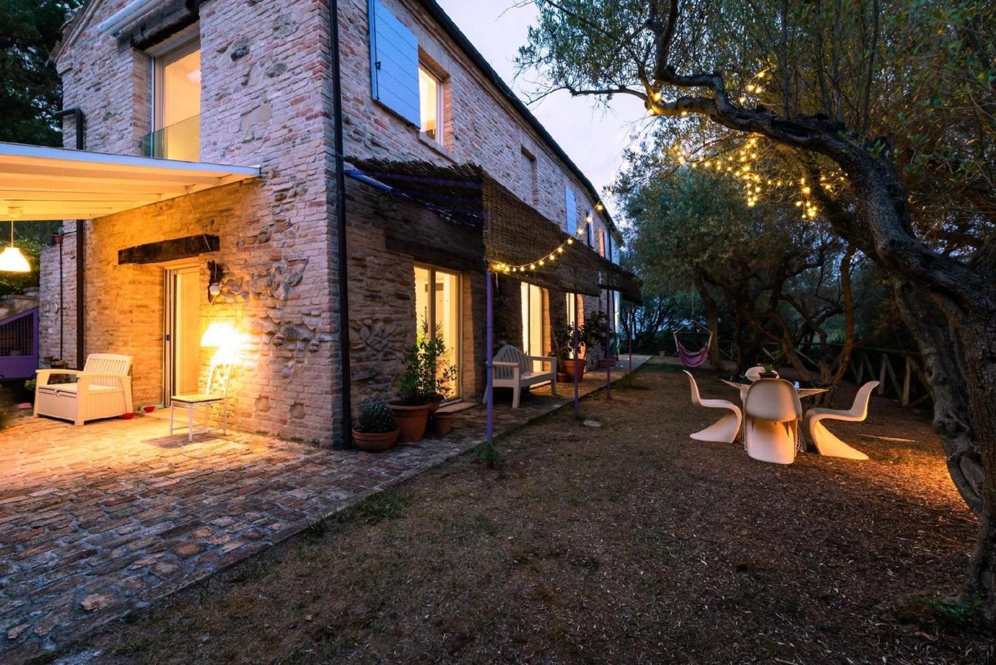 Meernahes Ferienhaus Casa Cantagallo Mit Pool Villa Fermo Buitenkant foto
