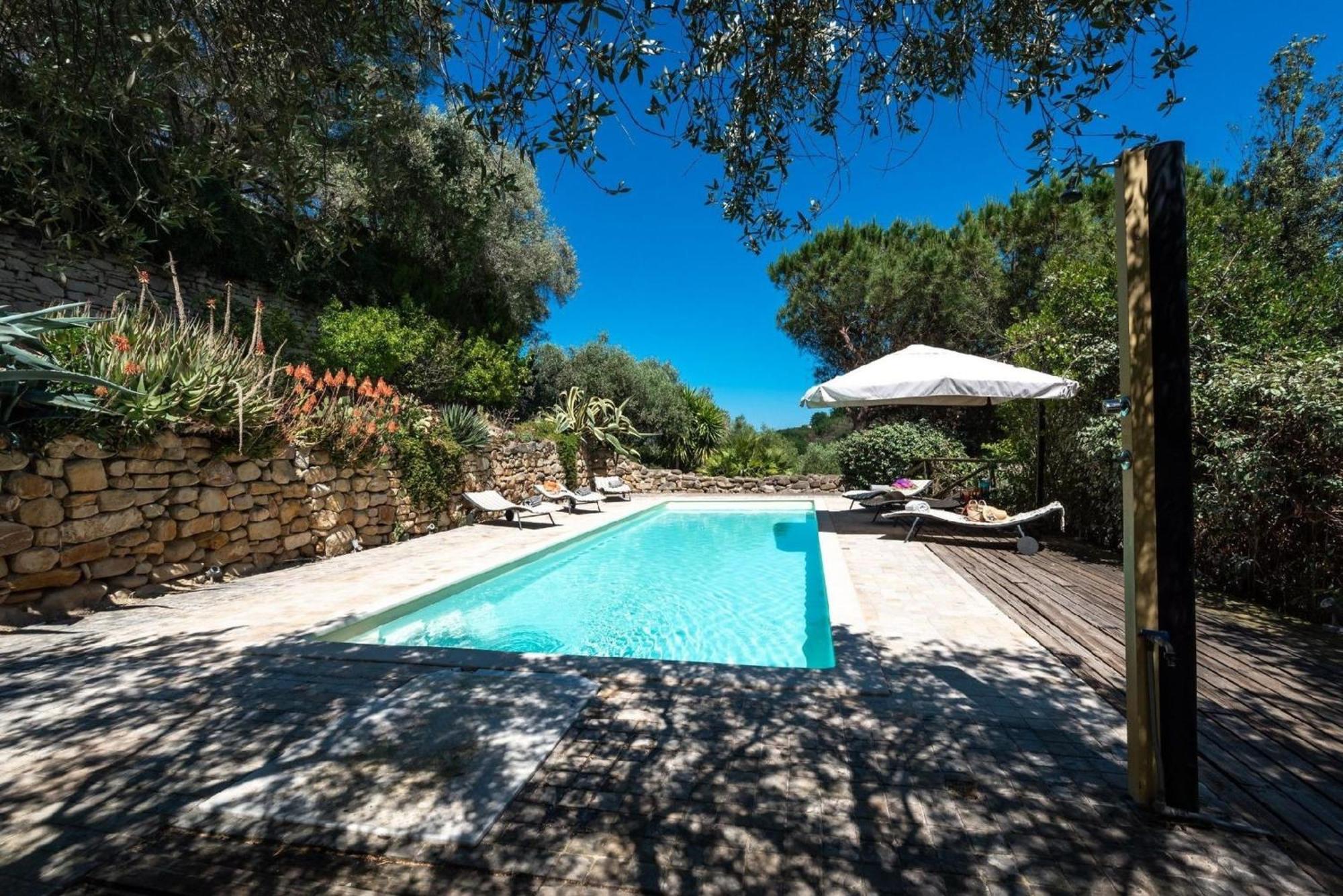 Meernahes Ferienhaus Casa Cantagallo Mit Pool Villa Fermo Buitenkant foto