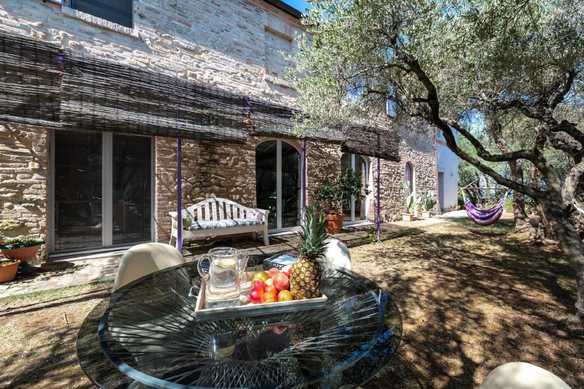 Meernahes Ferienhaus Casa Cantagallo Mit Pool Villa Fermo Buitenkant foto