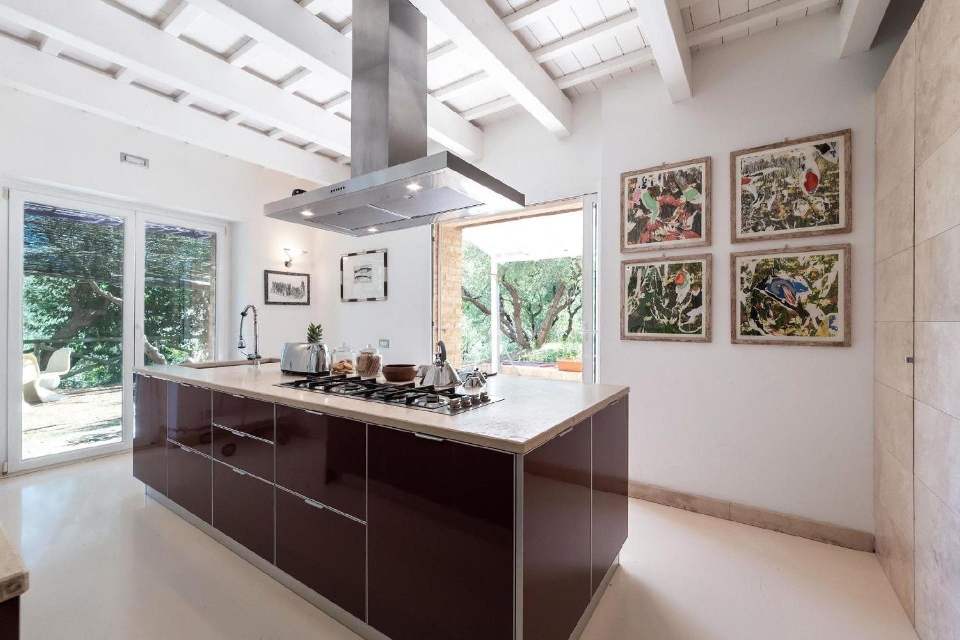 Meernahes Ferienhaus Casa Cantagallo Mit Pool Villa Fermo Buitenkant foto